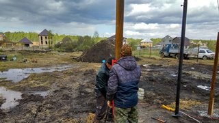Заказать монтаж винтовых свай в Александров - цена под ключ с доставкой от 1890 шт